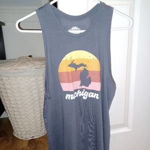 Michigan Racer Back Tank